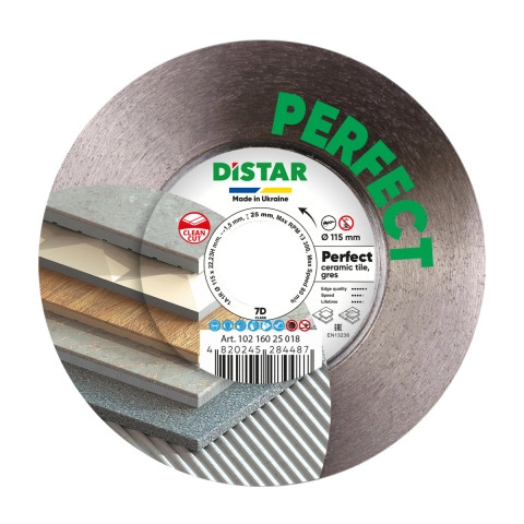 Distar DIAMANTTRENNSCHEIBE 1A1R 115X22,23H PERFECT