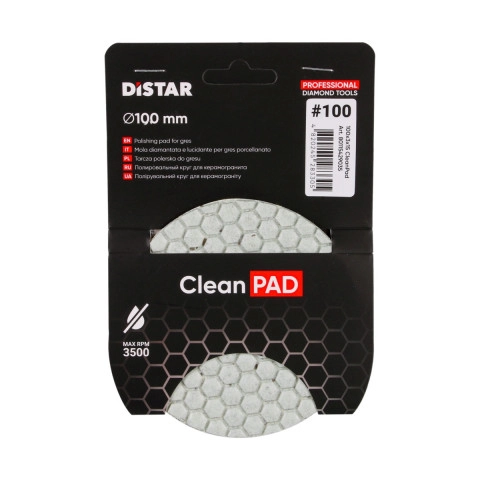 Distar DIAMANT-POLIERPADS 100X3X15 CLEANPAD