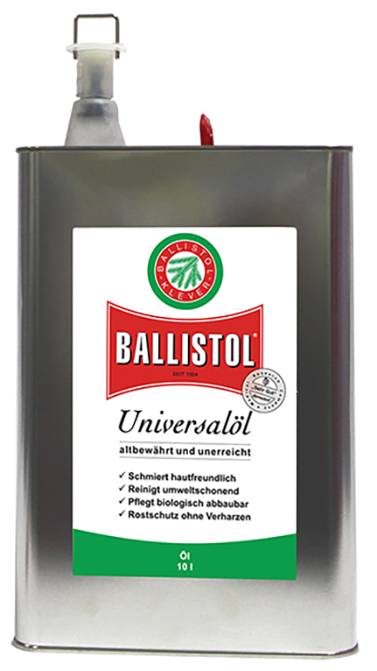 Ballistol Universal-Öl seit 1904 bewährt