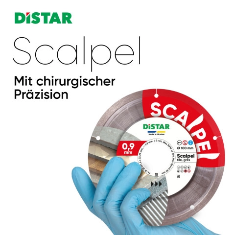 Distar Diamanttrennscheibe 1A1R 101,6x0,9x5x22,23 Scalpel Mit chirurgischer Präzision